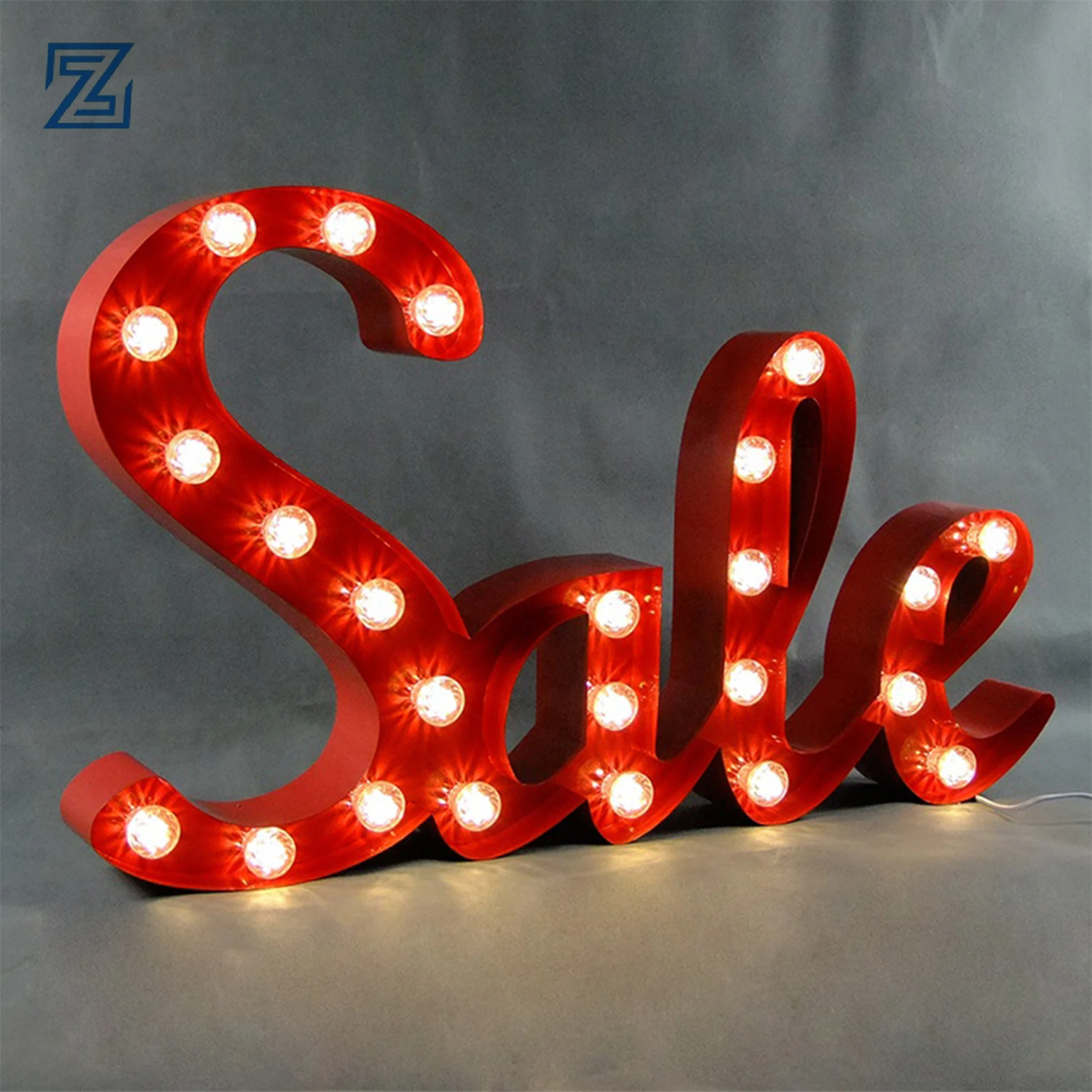 factory wholesale light up 3d marquee letter 26 english party decorative sign letters with light bulbs