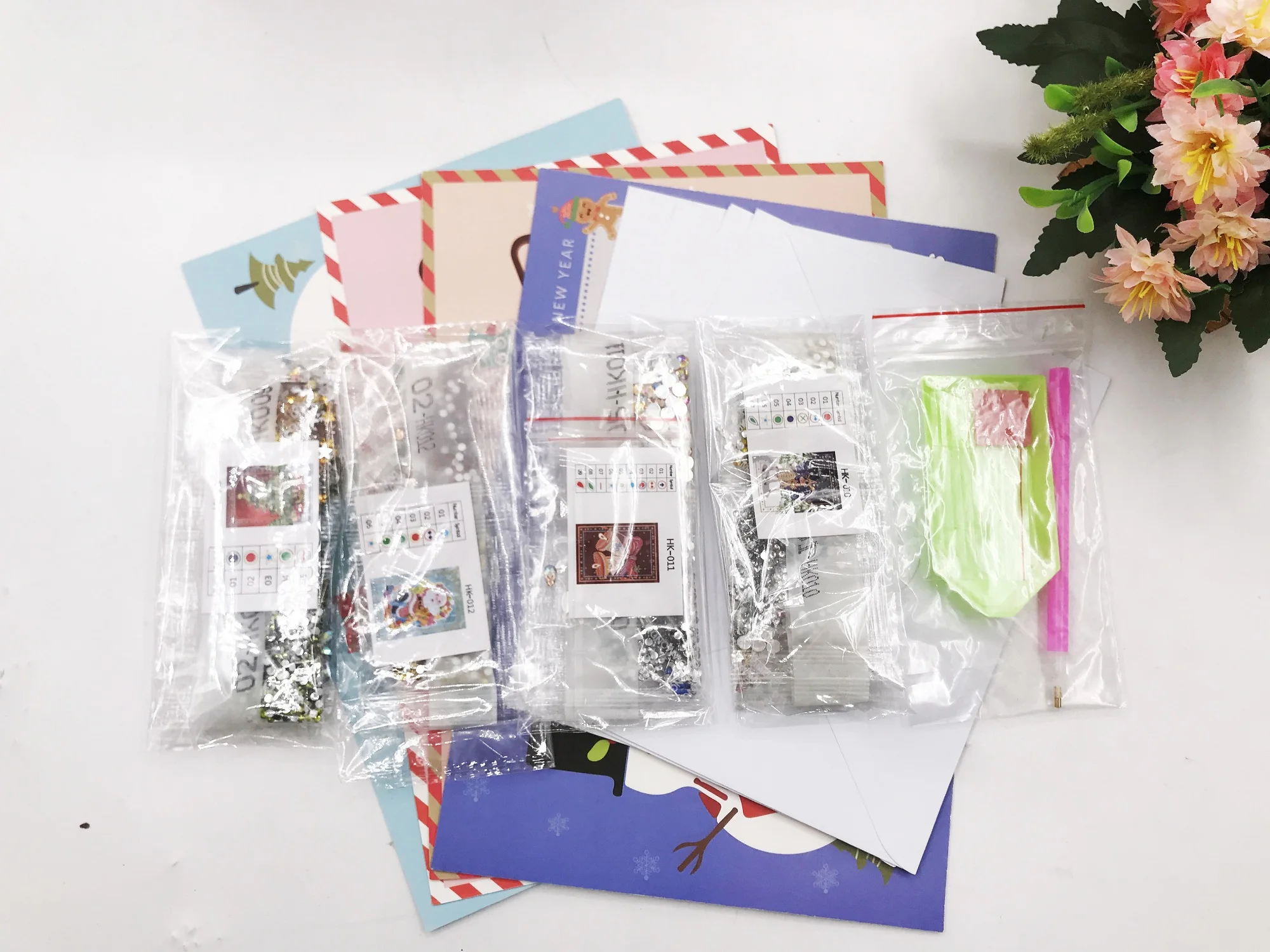  W-C002 HKXL02 fashiondiy рождественские открытки алмазов картина комплекты Счастливого Рождества ручной работы для вышивания стразами: Искусство