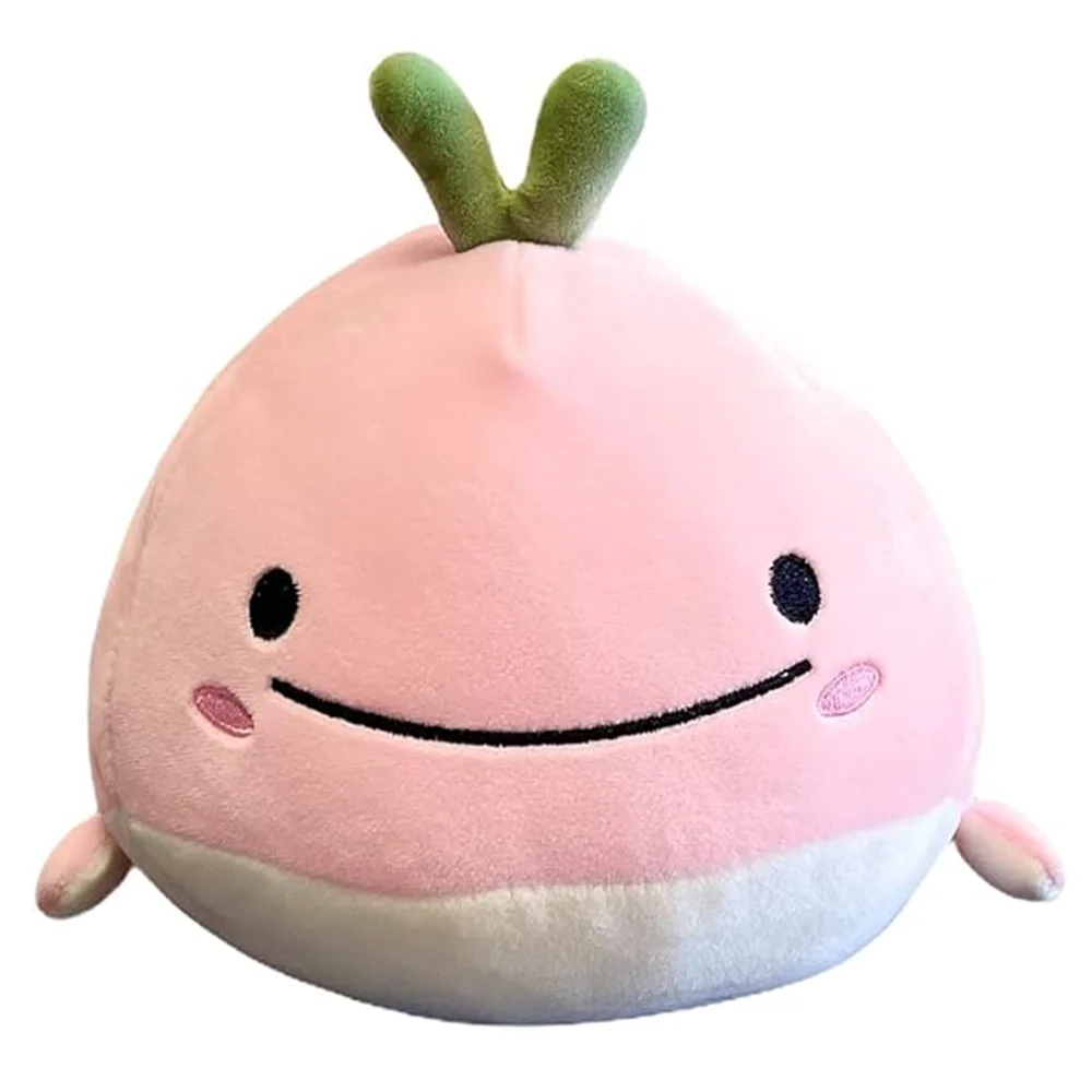 Super Soft Whale Pink Squish Plushie Pillow Toy Cute Large Squishie Stuffed Animal for Kawaii Room Decor