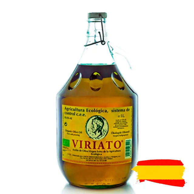 
Испанское традиционное органическое экстра-натуральное оливковое масло Viriato, 5 литров, компания Molino de Zafra из экстрематры, Испания 