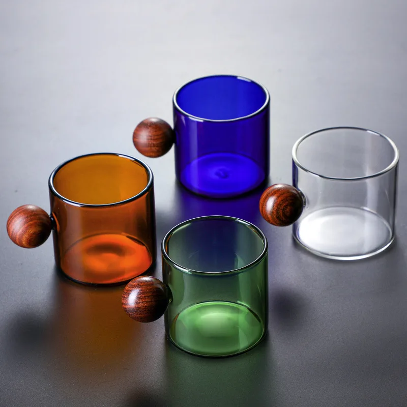 High Quality Heat Resistant Glass Tumbler Cup Durable Borosilicate Glass Mug Kitchen Home Glass Mugs
