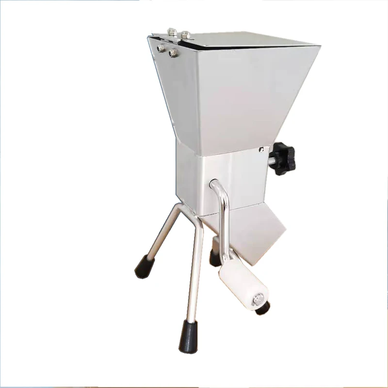 Portable and Adjustable hand crank nutcracker tool for cracking nuts All Steel for Hazelnuts