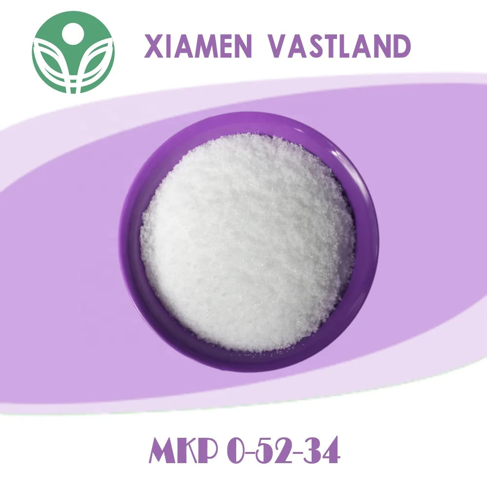 Soluble fertilizer Mono potassium phosphate MKP 0-52-34 drip irrigation with phosphorus and potassiumnutrients