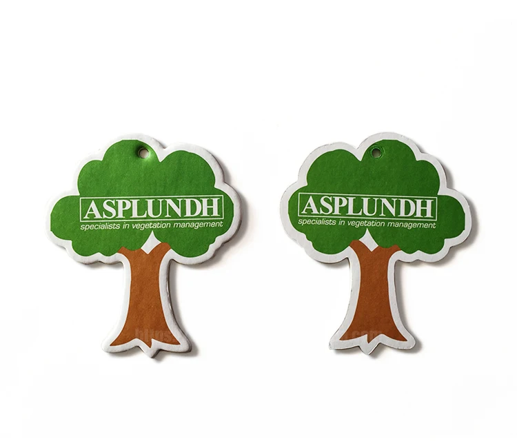 Full color paper air freshener Lavender Scents car freshener