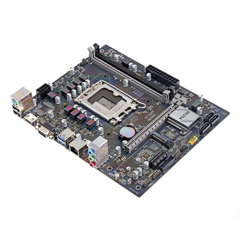 Новая материнская плата H610M H610 D4 для настольного компьютера Sata 3 0 M.2 поддержка процессора Intel 12-го поколения Core Lga1700 и канала Ddr4