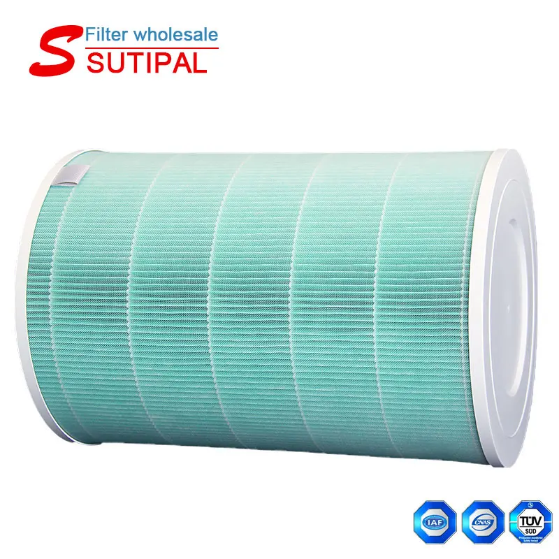 Sutipal guangdong ambition supplies intelligent blue cartridge meshes round roll filtros material air purifier hepa filter