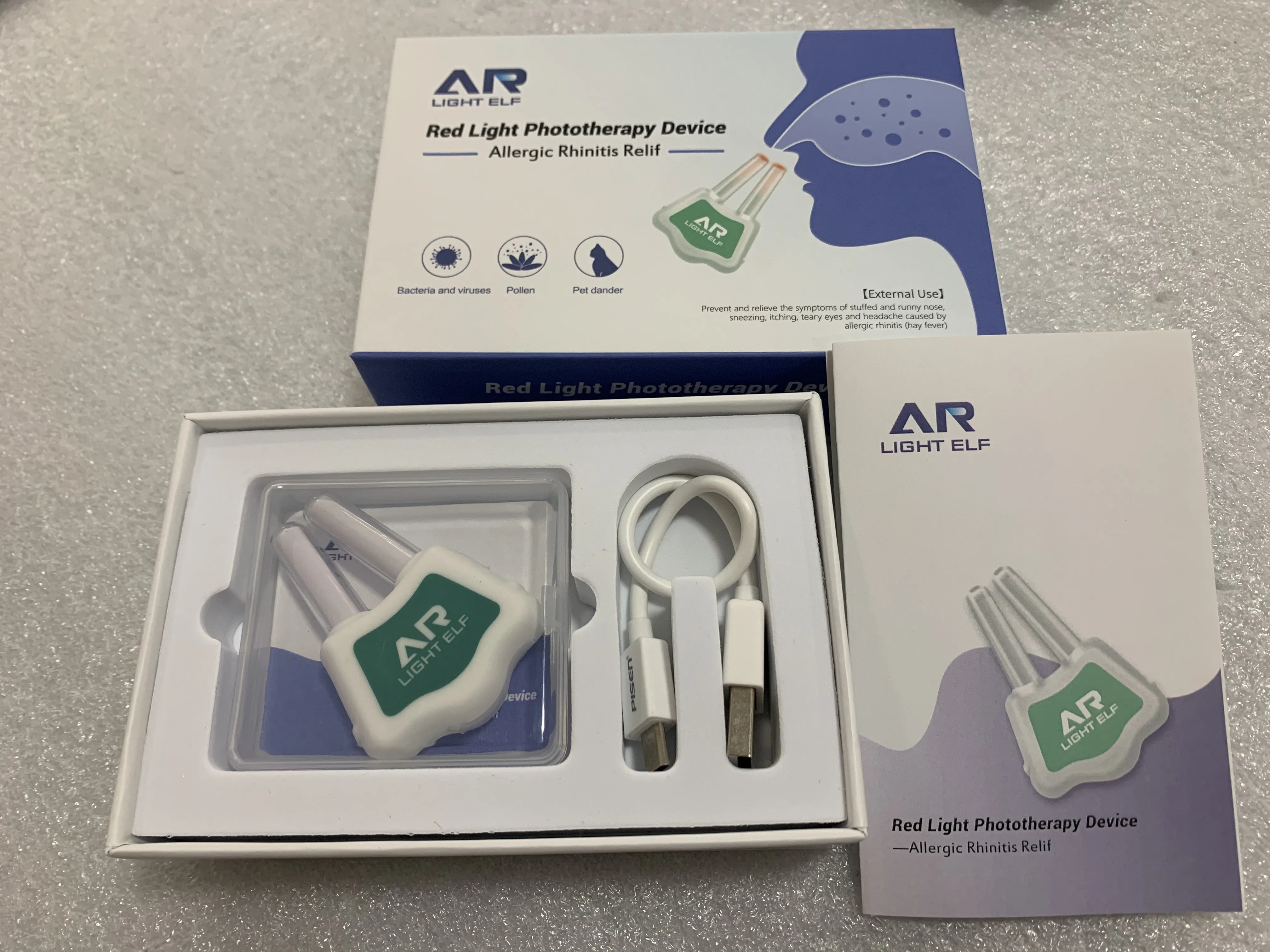 Say goodbye to nasal strips, sprays and medications,relief your Stuffy or Runny nose without surgery rhinitis device