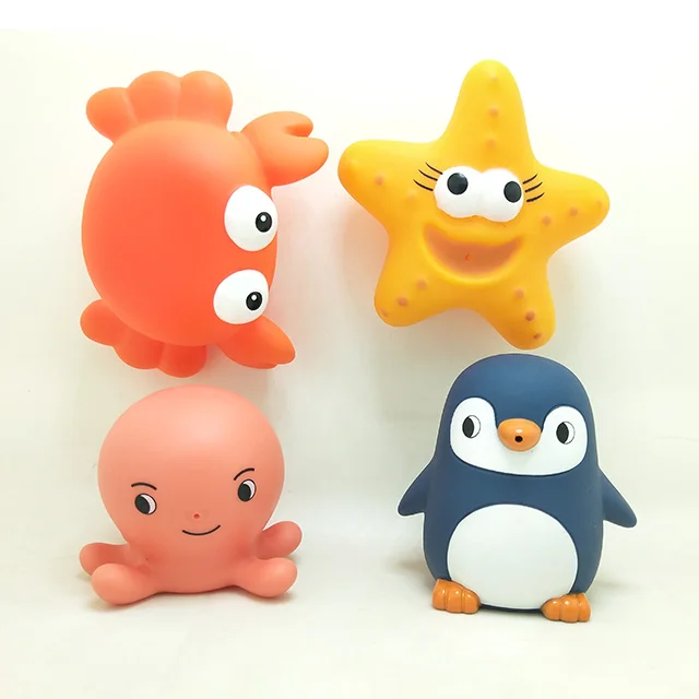 Eco-friendly spray water baby bath toys for kids