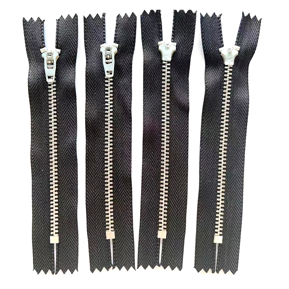 Wholesale 3# 4# 5# Metal Stainless Steel Zipper