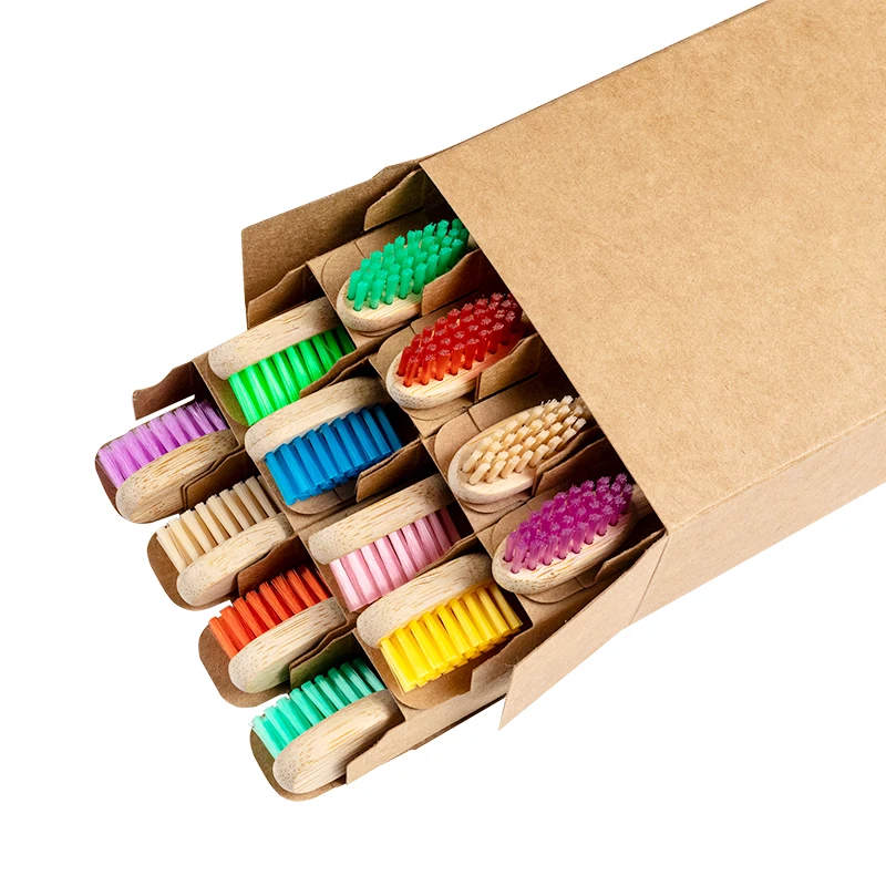 2021 OEM Bamboo Toothbrush  Eco- friendly Charcoal Bristles with 100% Organic Soft Custom package