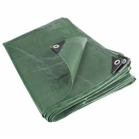 Military Green Waterproof Waxed Silicone Coated polyethylene Tarp