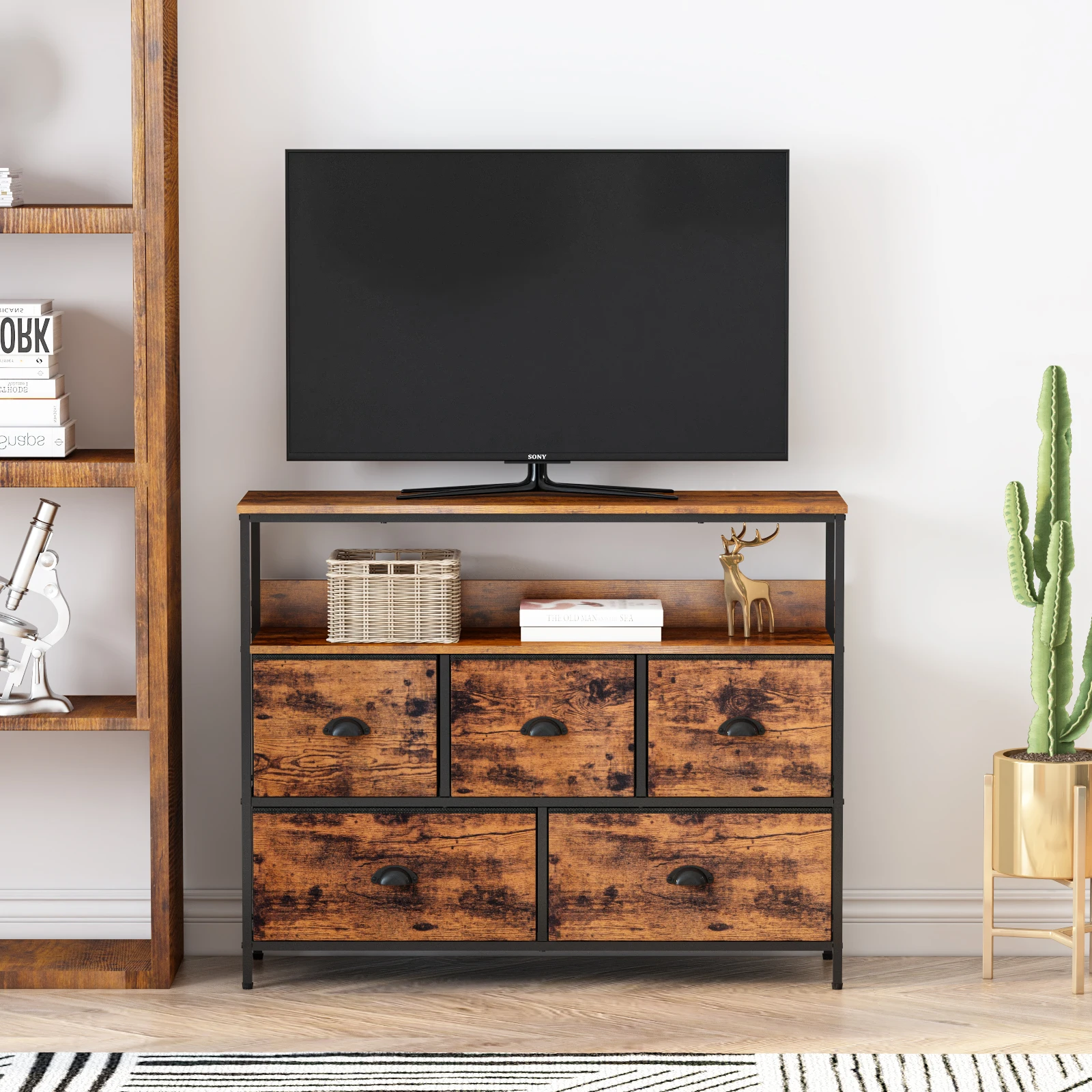 Hot Selling Furniture Entryway Hallway Entrance MDF Solid Wood Glossy Modern Console Table With Drawers