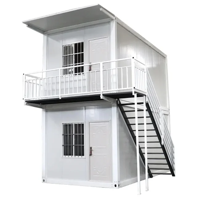 Prefabricated Houses Villas Office Flat Pack Container Modern Office Building 930 Medium Steel Door Online Technical Support