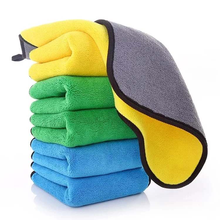 Microfibre Car Cleaning Cloths, Upgraded 1200gsm Ultra-Thick Car Drying Towel Microfiber Cloth for Car Polishing Washing