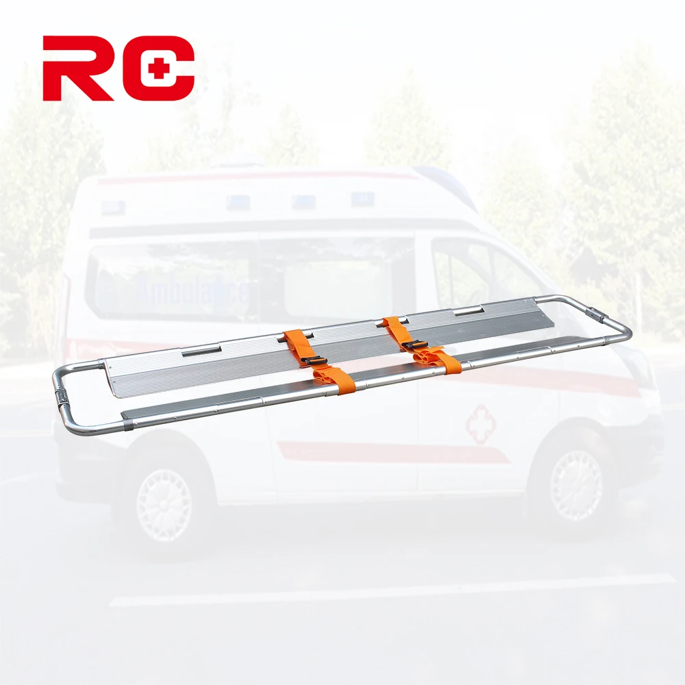 Sale Of New Customized Patient Transport Emergency Medical Stretchers Aluminum Alloy Rescue Hospital Trolley Scoop Stretcher