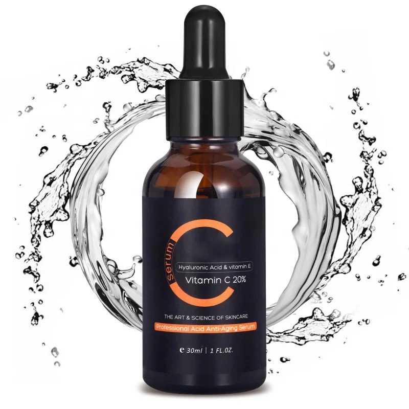 
 OEM Vitamin C Anti-Wrinkle Face Serum with Hyaluronic Acid and Vitamin E 30 ml Private label  