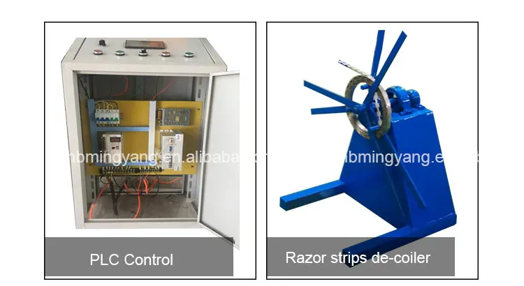 Best quality Security Fence machine concertina razor wire fence machine