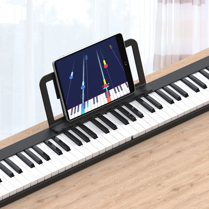 Fold Up Upright Piano Synthesizer Digital Piano Foldable Electronic Organ Keyboard Instruments