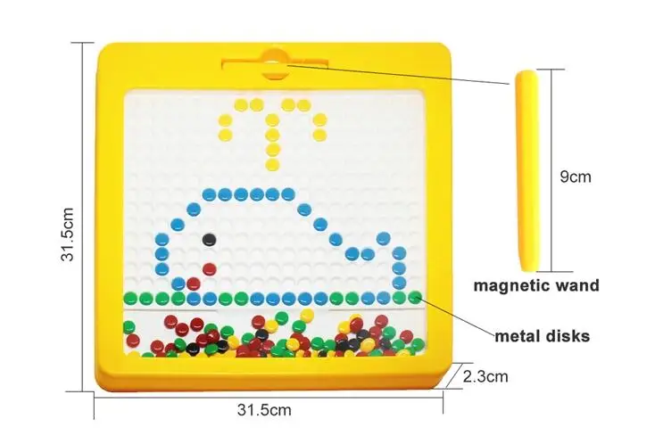 Лидер продаж Прямая поставка с завода цветные шарики из шоколада магнитная доска для рисования Magpad Dot