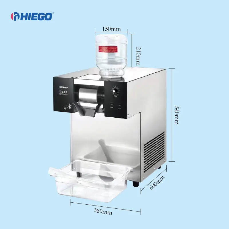 Full Automatic Milk Snow Air Cooled Ice Machine Commercial Snowflake Ice Making Machine Korean Bingsu Machine