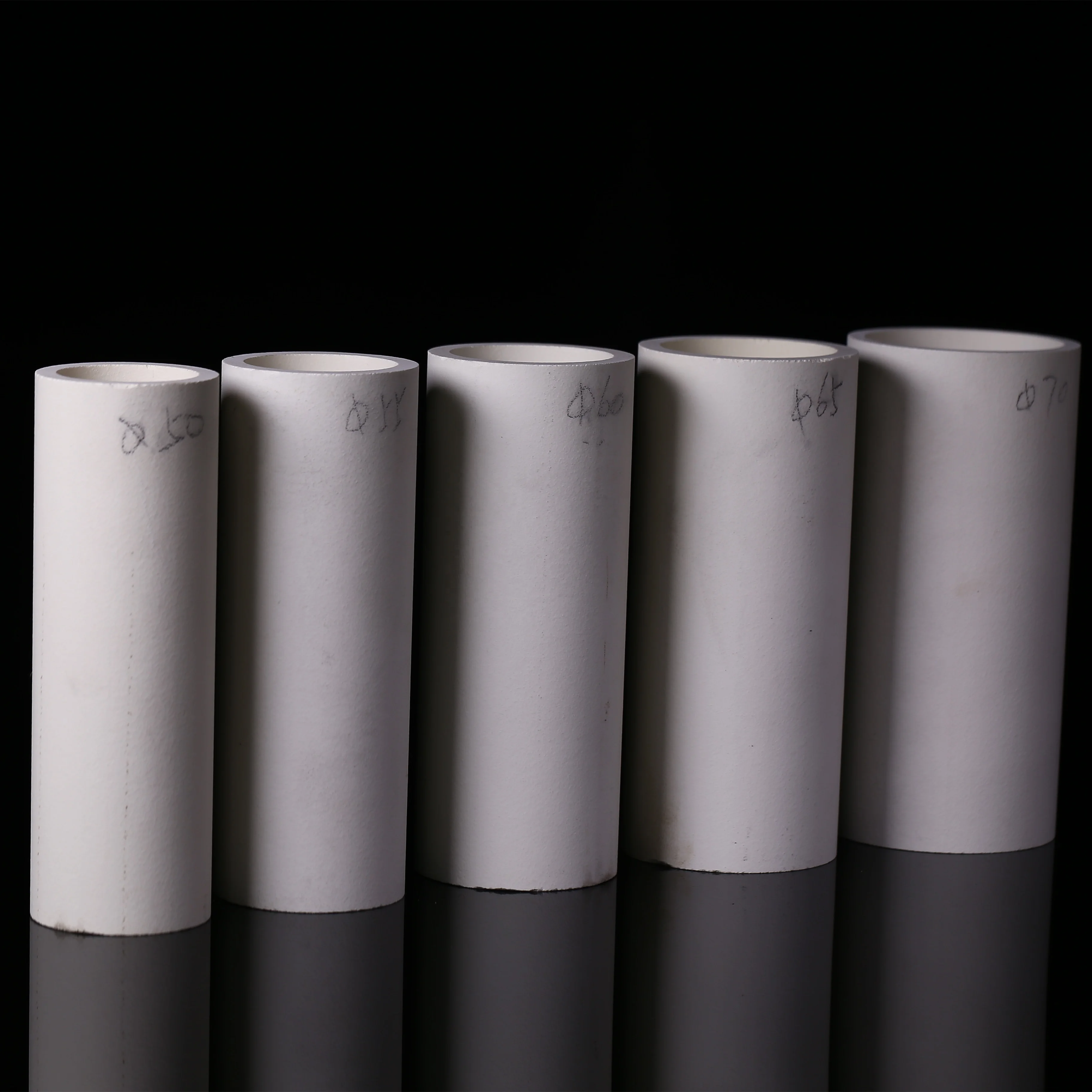 Factory Price Refractory Large Diameter Alumina Ceramic Roller Ceramic Tube Pipe for Furnace Kiln