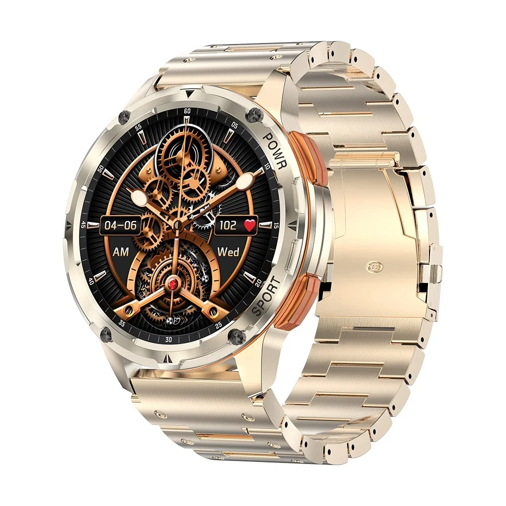 AK59 Smart Watch 2024 Outdoor Sports 1.43inch AMOLED BT Calling 400mAh Battery Health Heart Rate SpO2 Monitoring Smart Watch