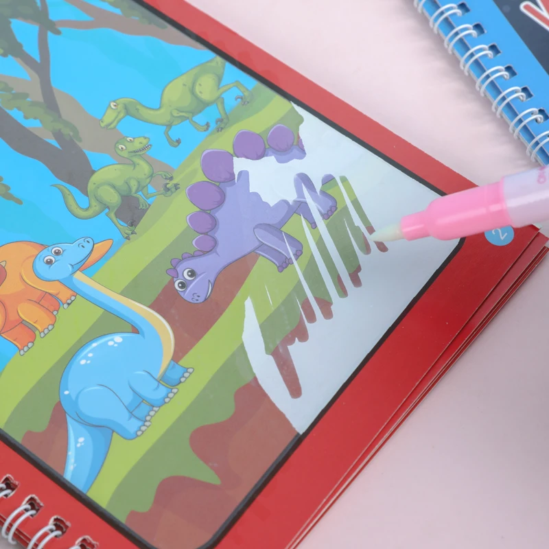 Wholesale Cheap Magic Water Books for kids Reusable Drawing Book Magic Water Coloring Book With Pen