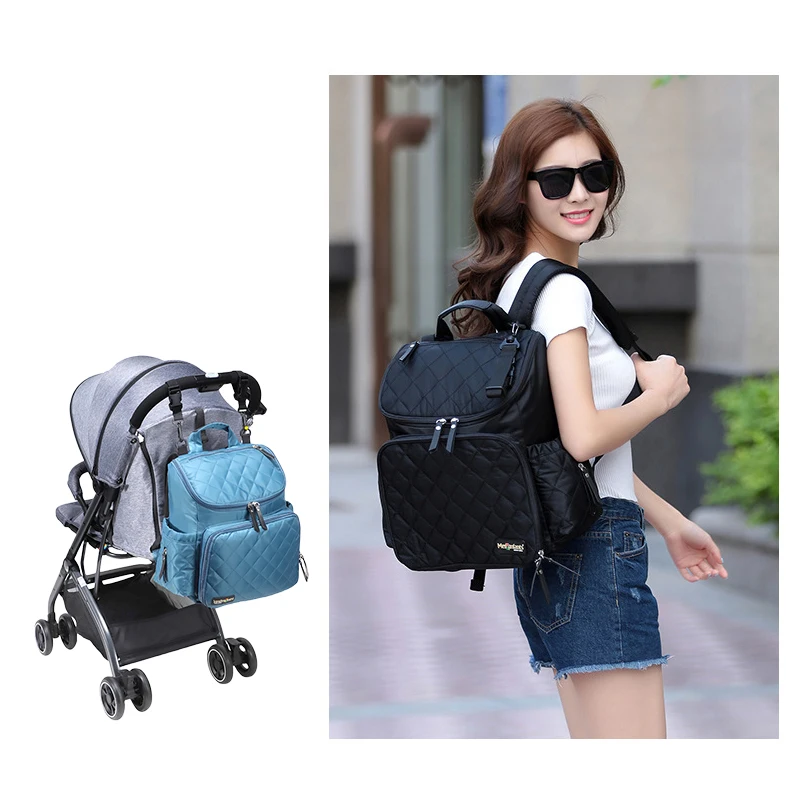 Storage Bag Customize Waterproof Bag Unisex Mummy Travel Multi-function Baby Diaper Caddy Bag Organizer
