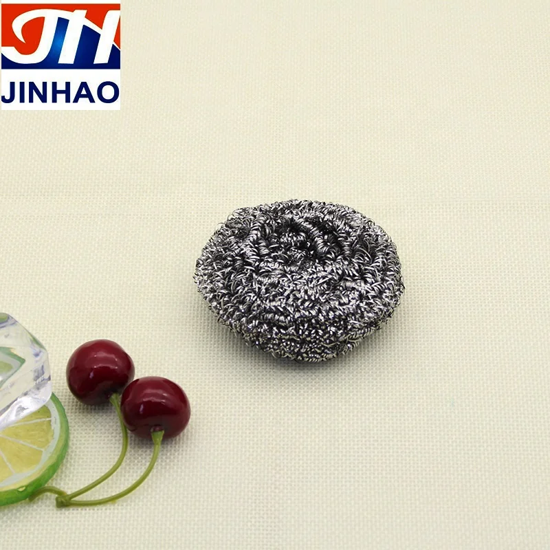 High quality and cheap 12 pcs stainless steel scourer with blister card packing for kitchen cleaning
