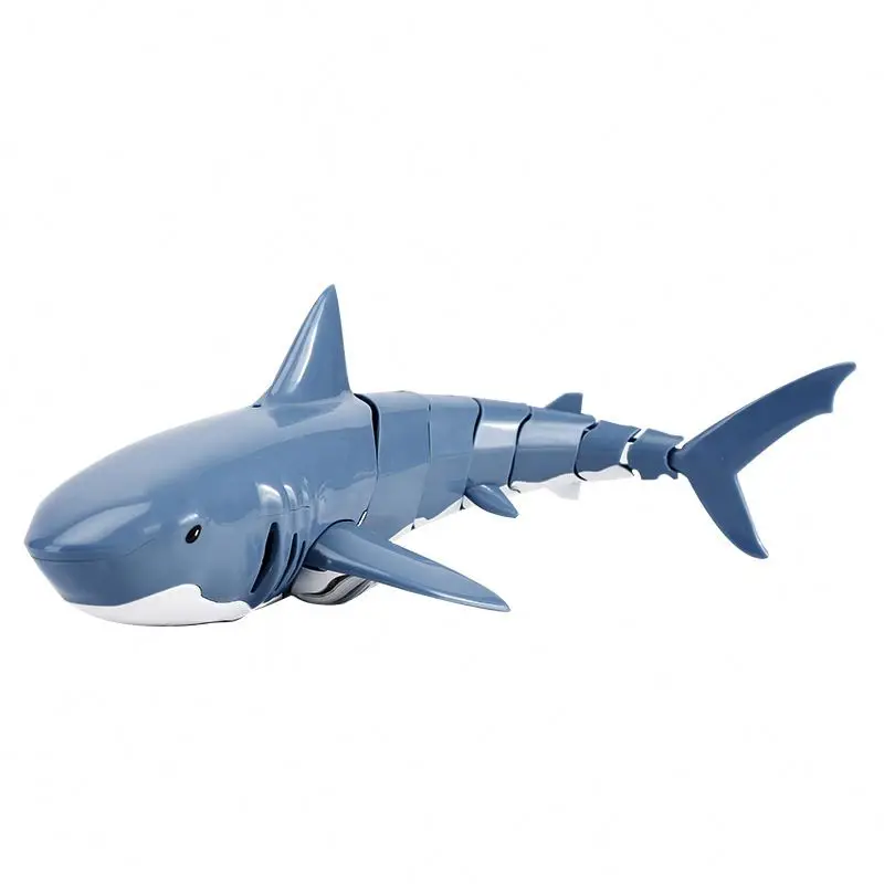 Simulation Remote Control shark,2.4GHz Remote Control Toys RC shark Toy Flexibly Electric Racing Shark for Swimming Toys