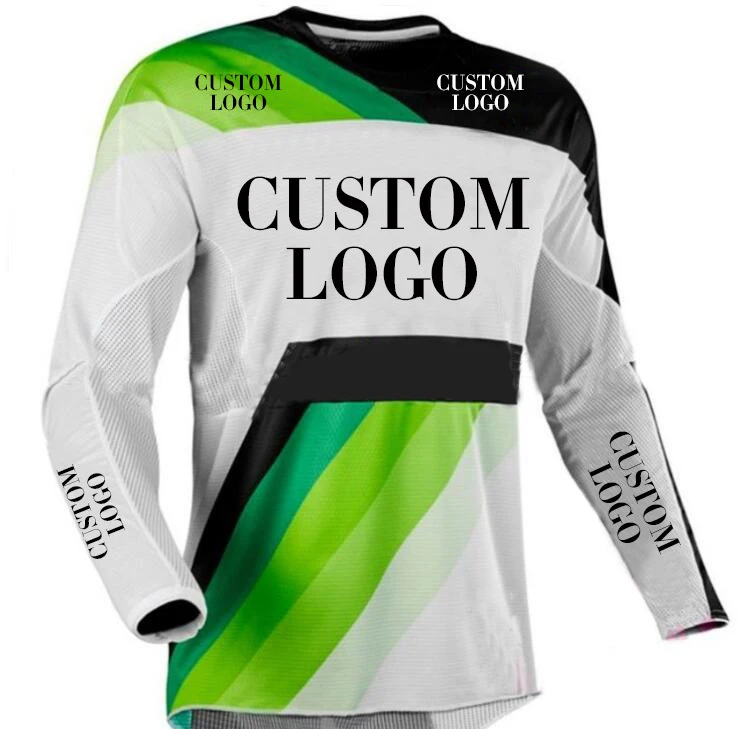Custom Mtb Downhill Jersey Suit Men and Women Long-sleeved Explosion Sunscreen Off-road Racing Suit
