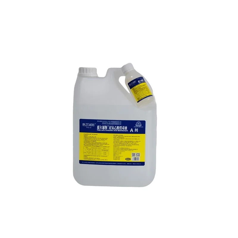 Safe and environmentally friendly peracetic acid disinfectant