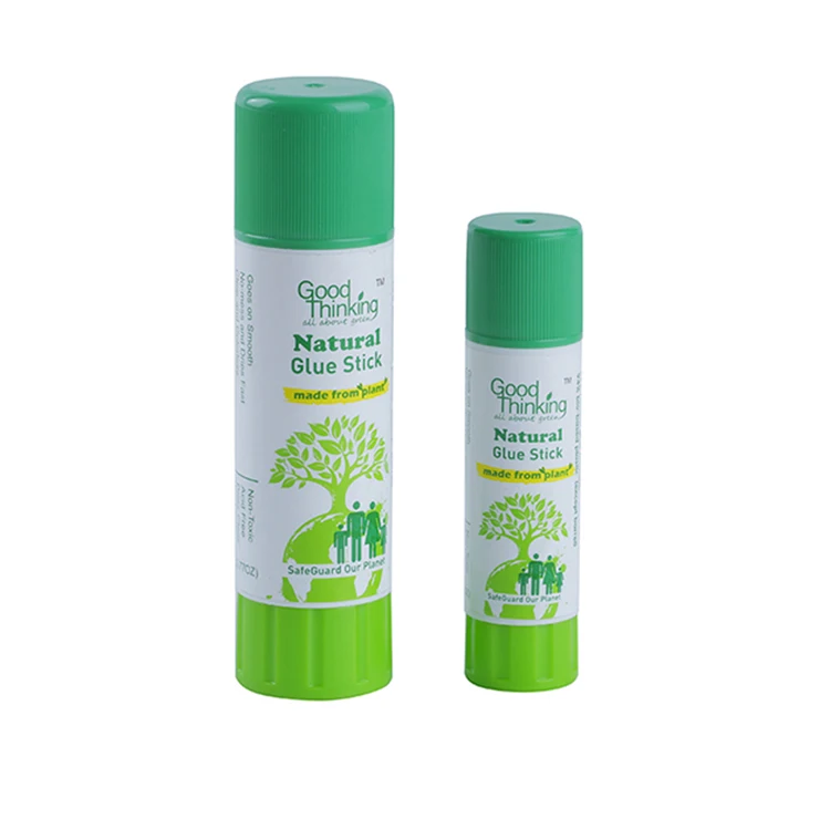 Custom 40% recycled paper glue stick,office suppliers eco-friendly adhesive glue stick