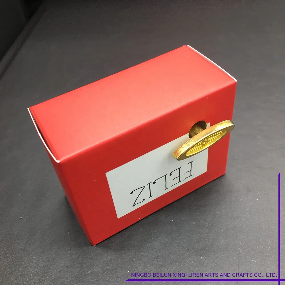 Wind Up Music Box with Paper Cover Customized Birthday Present