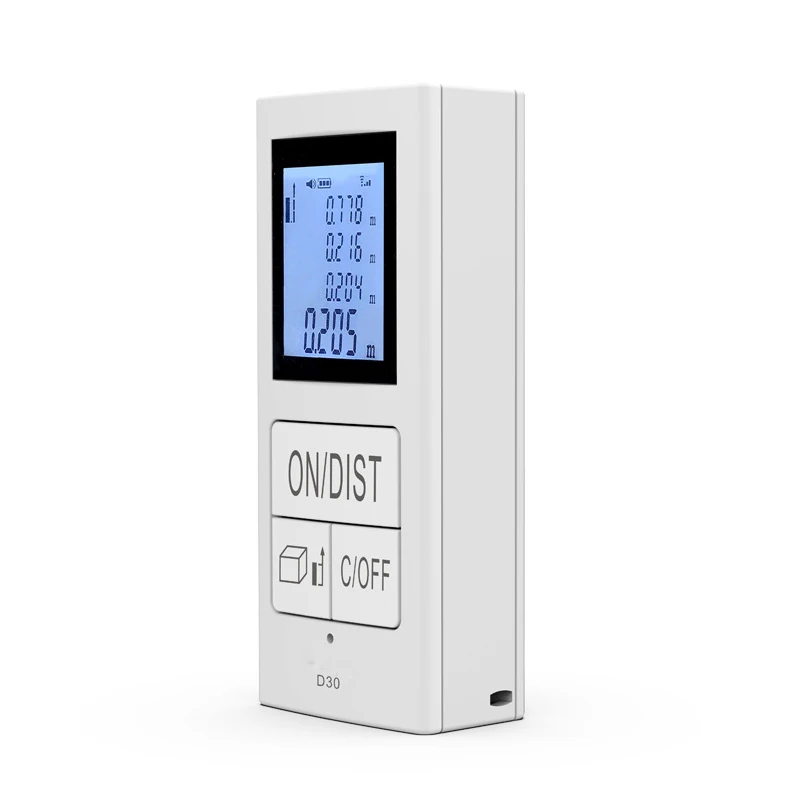 Brand Printing Mini Digital Distance Meter 40m Laser Distance Meter Hunting  USB Rechargeable