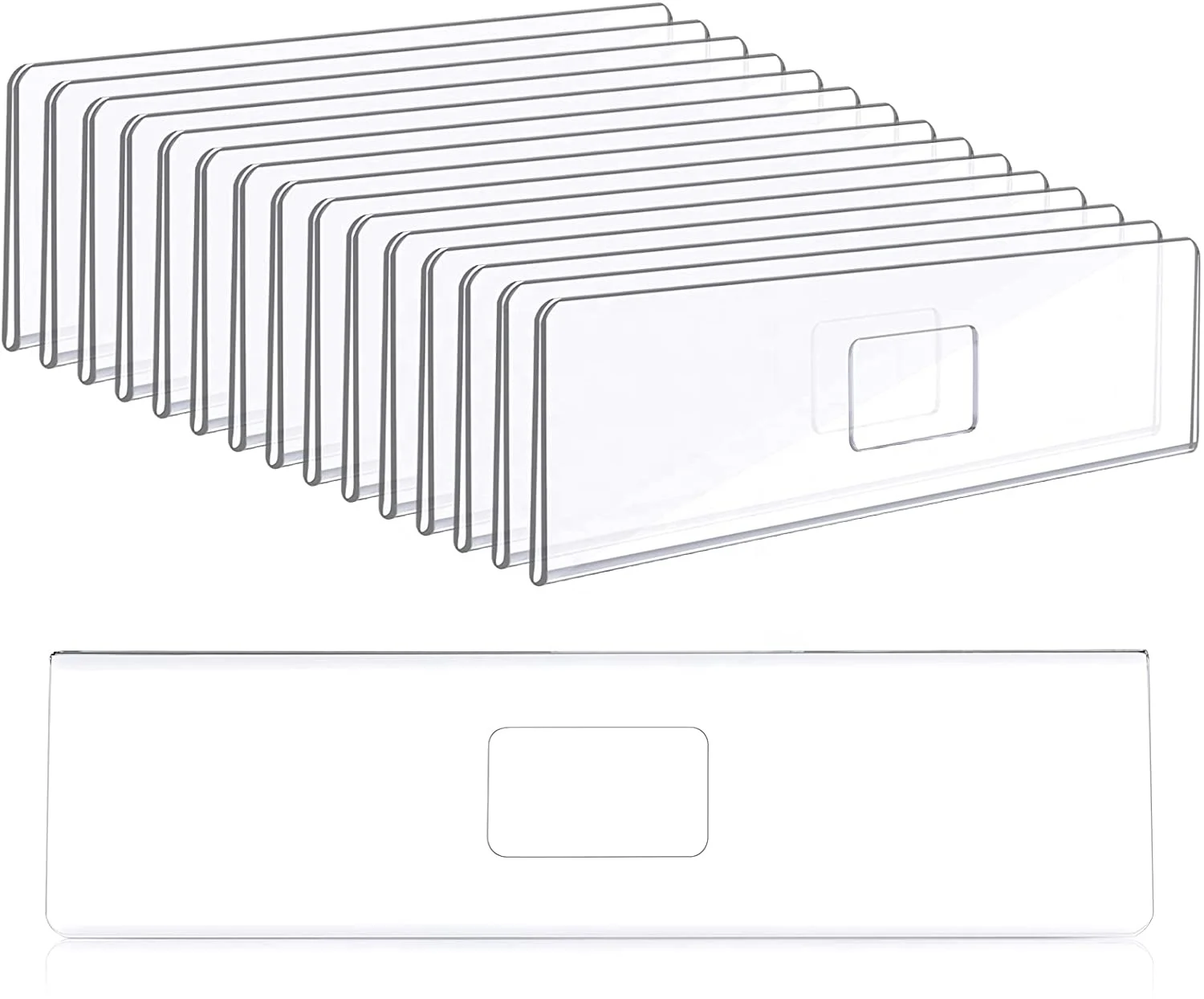 New arrival clear acrylic wall name plate door name plate sign holder for office home classroom