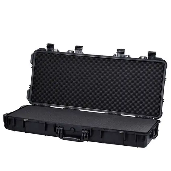 Waterproof Long Plastic Hard Case  with pick-pluck foam be used for G-U-N