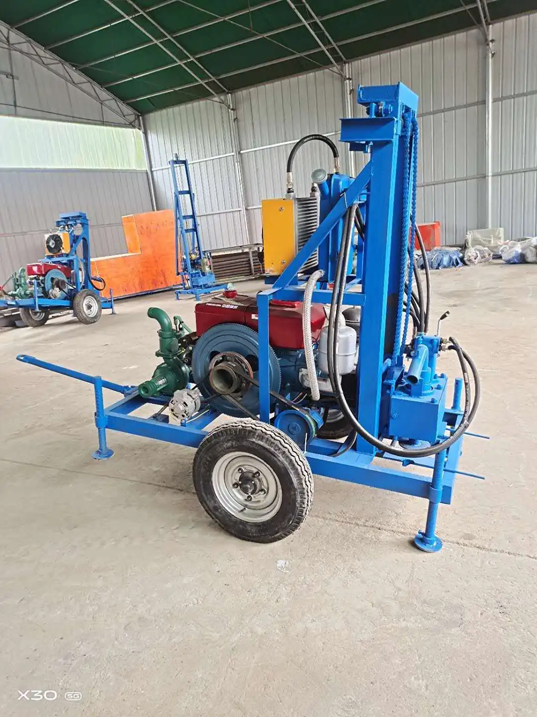 Tractor mounted small diesel water well drilling machine for water wells mine