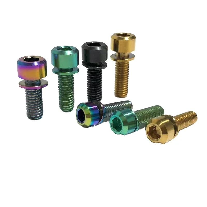 Cnc Machining Titanium Alloy Disc Bolt Triumph Front Disc Brake Rotor Bolt M8 X20 /25Mm T40 Gr5 Titanium Torx For Motorcycle