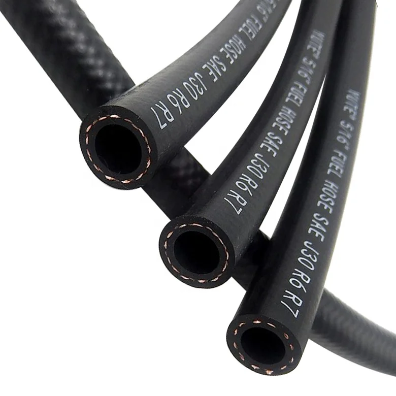 High resistant custom automotive braided EPDM gasoline hose rubber products fuel line hose