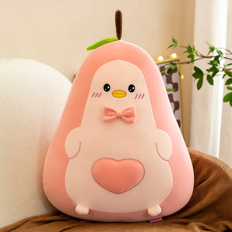 YIWU AULLAN  2022 Cute Fruit Avocado Cuddle Shaped Soft Pillow Stuffed Doll Cushion Plush Toys