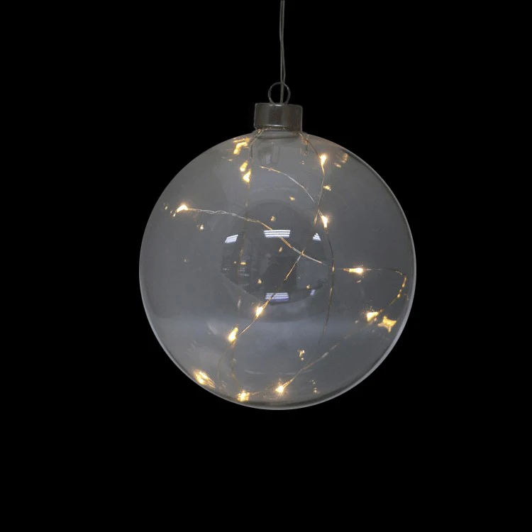 Декоративное светодиодное освещение для праздника, дома, свадьбы, вечеринки, подвесной Рождественский шар, стеклянные шары, украшения