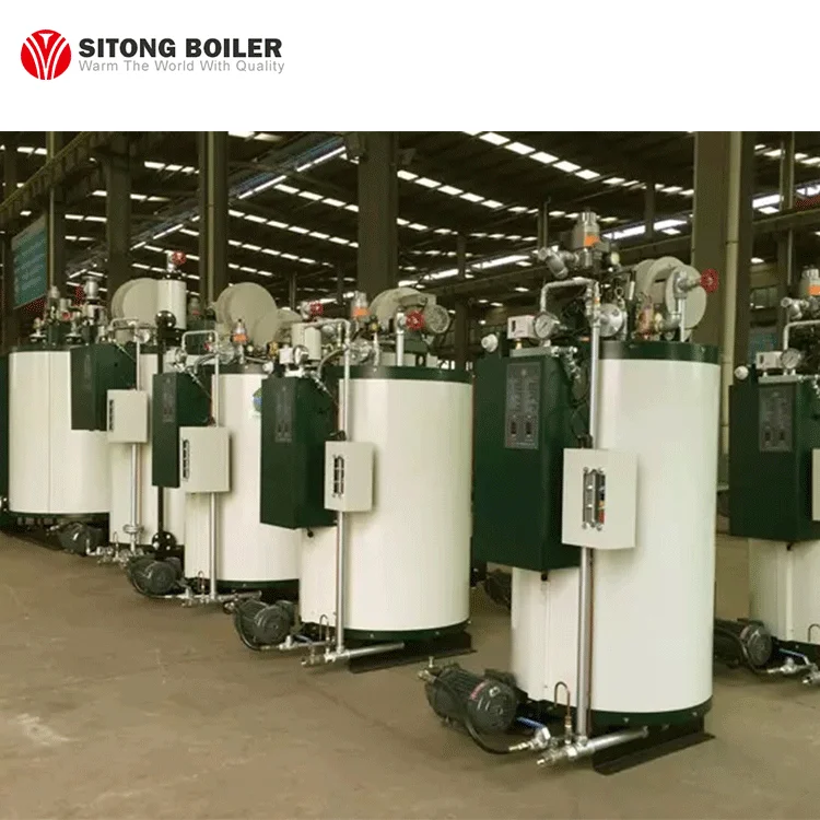 Oil Gas Diesel Steam Boilers 300 kg hour 500kg  For Vertical Type Water Tube for Factory