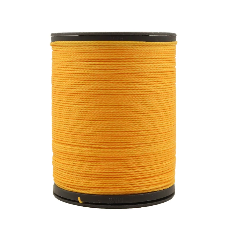 GALACES 0,65 мм круглая вощеная нить из полиэстера, вощеная нить ручной работы для кожи, высокопрочная полиэфирная швейная нить