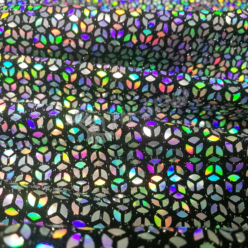 Shiny Color Changing Holographic Sequin Fabric for Party