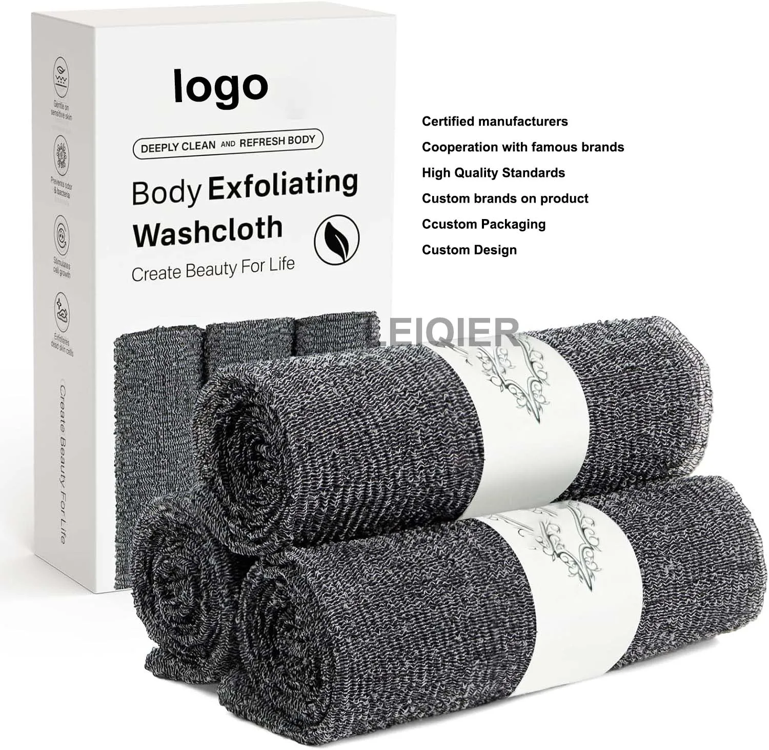 Отшелушивающая салфетка для мытья