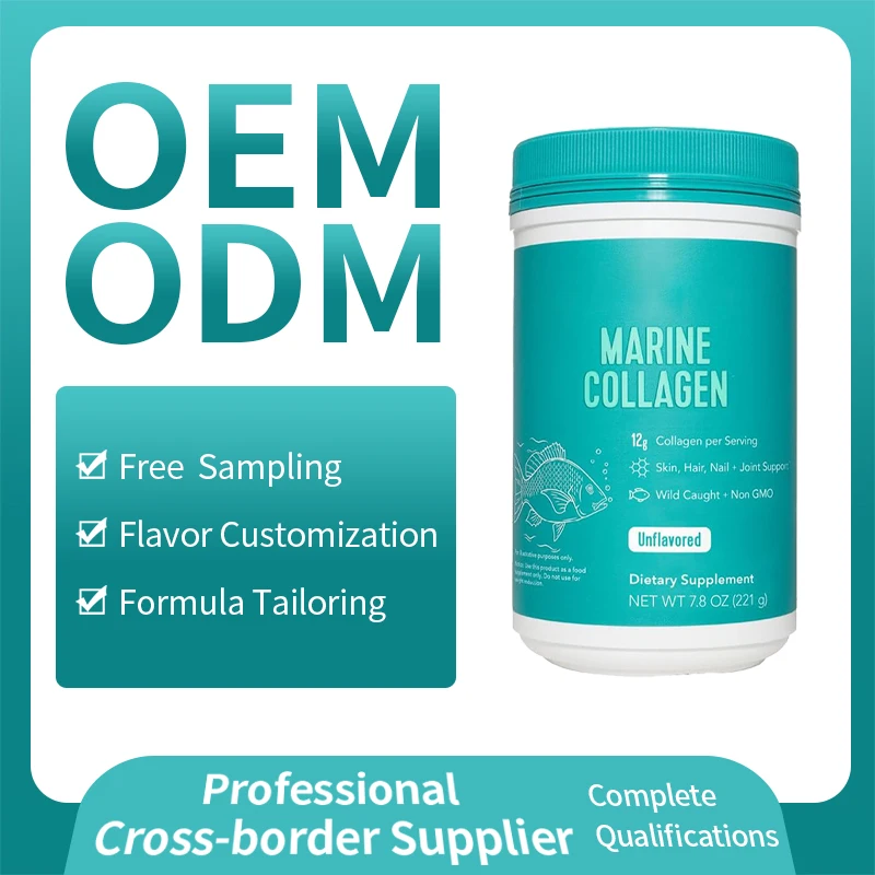 Hot Sale hydrolyzed collagen powder Collagen Peptide Powder marine collagen powder Enhance Female Skin Elasticity and Hydration