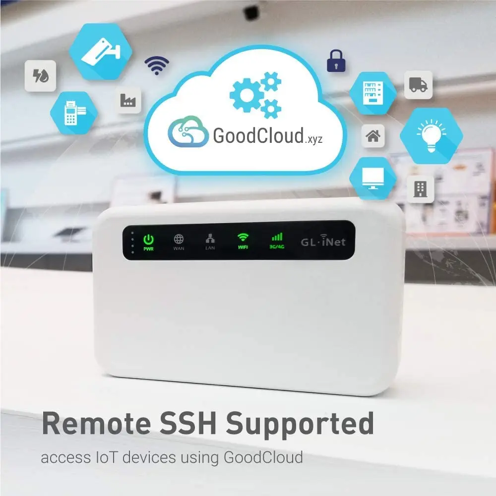 GL inet XE300 IoT Gateway VPN Security 4g Mobile Wifi Router 300mbps Openwrt Router Wifi 4g With Sim Card Lte Router