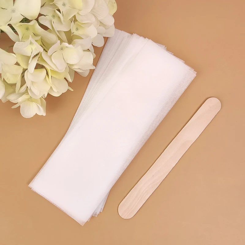 eyebrow waxing paper strip private label The size can be customized according to requirements and can be reused after washing