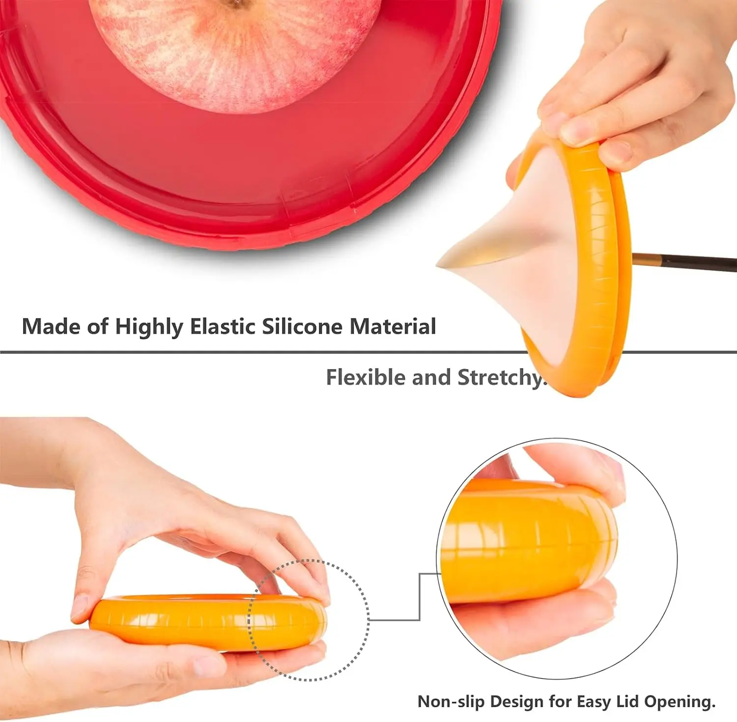 Silicone Fruit Vegetable Anti-Oxidation Storage Box Avocado Saver Holder Reusable Storage Containers for Fridge Keep Fresh Cheap